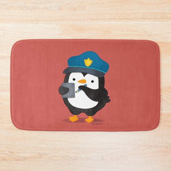 Item preview, Police Officer Penguin designed and sold by thepenguinsfamily.