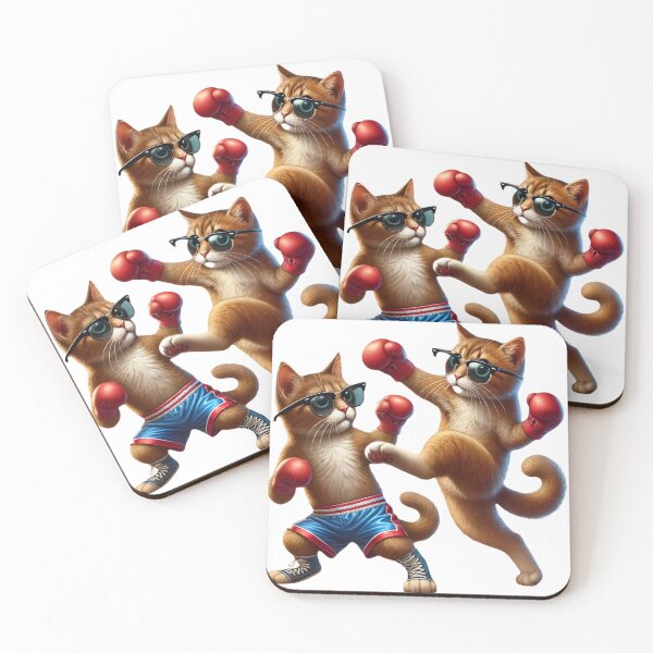 Item preview, Boxing Cat Superstar designed and sold by ZouzouStyles.