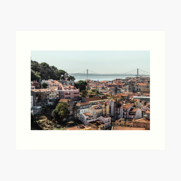 Item preview, Lisbon from above designed and sold by RominaGiselle.