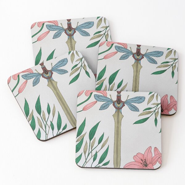 Item preview, Drawing of a dagger with lilies designed and sold by Isamaedhz.