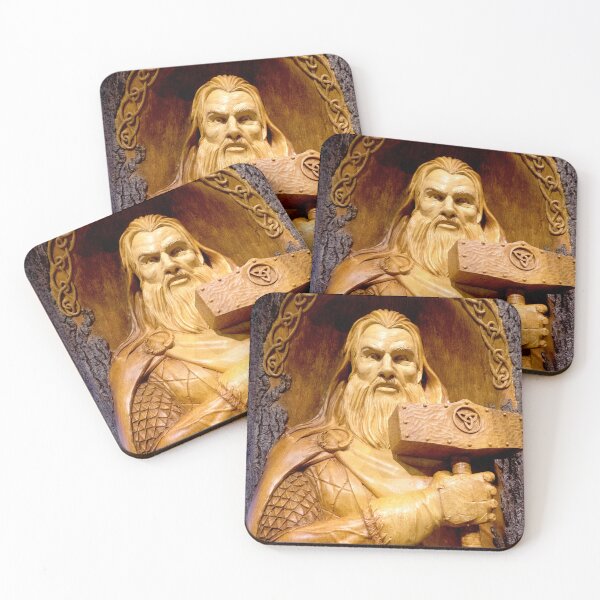 Item preview, Gods Of The Vikings Thor Bust designed and sold by ShutterbugBttns.