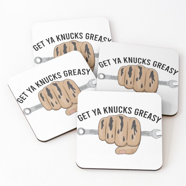 Item preview, Get Ya Knucks Greasy (Black) designed and sold by Calihilux.