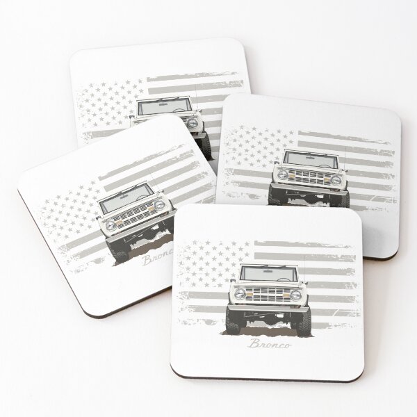 Item preview, Vintage Bronco with Flag designed and sold by blackdogshop.