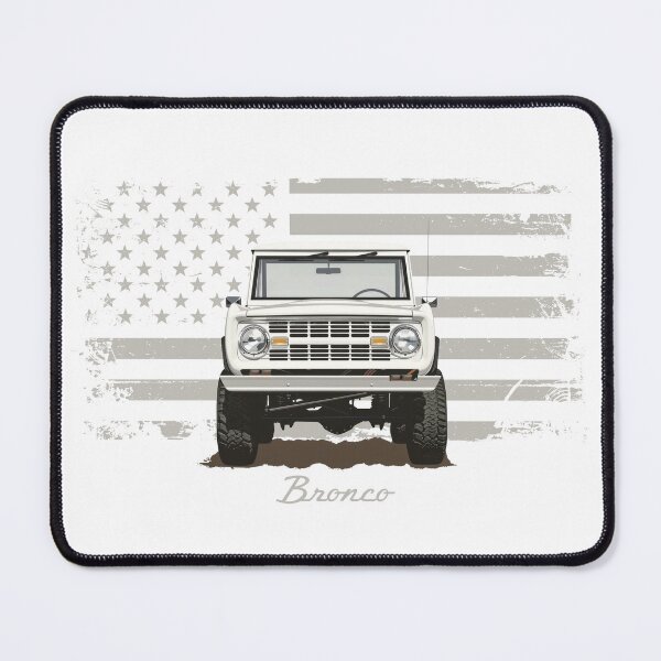 Item preview, Vintage Bronco with Flag designed and sold by blackdogshop.