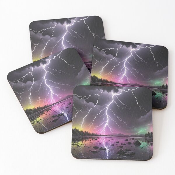 Item preview, Neon Lightning designed and sold by Digital Dream Art.