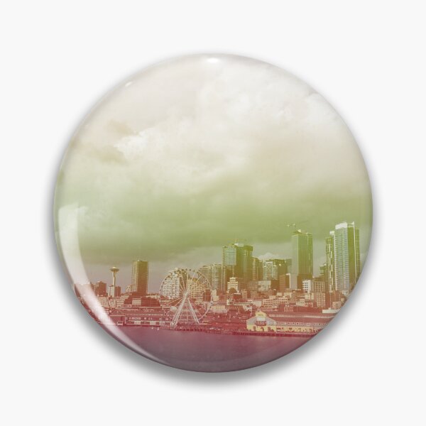 Item preview, Seattle Skyline Light Leak designed and sold by madeadventurous.