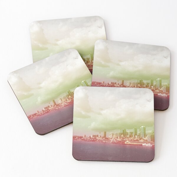 Item preview, Seattle Skyline Light Leak designed and sold by madeadventurous.