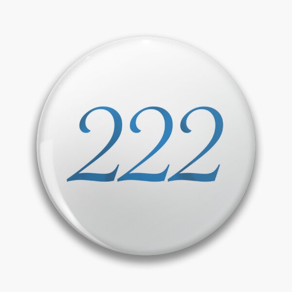 Artikelvorschau, Blaue Engelszahl 222 entworfen und verkauft von Kaybabz.