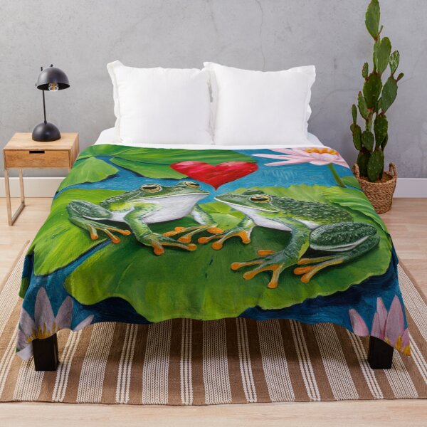Item preview, Frogs +love,oil paint. designed and sold by elegantpaterns.