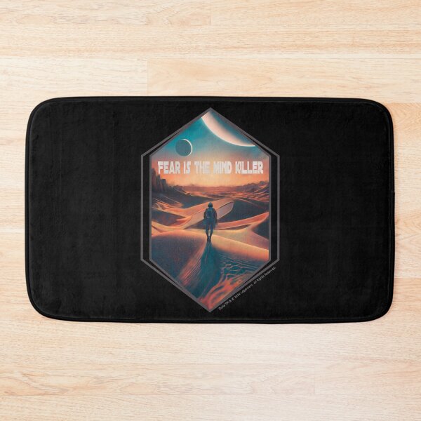 Item preview, DUNE. Fear Is The Mind Killer (black background) designed and sold by bekksa.