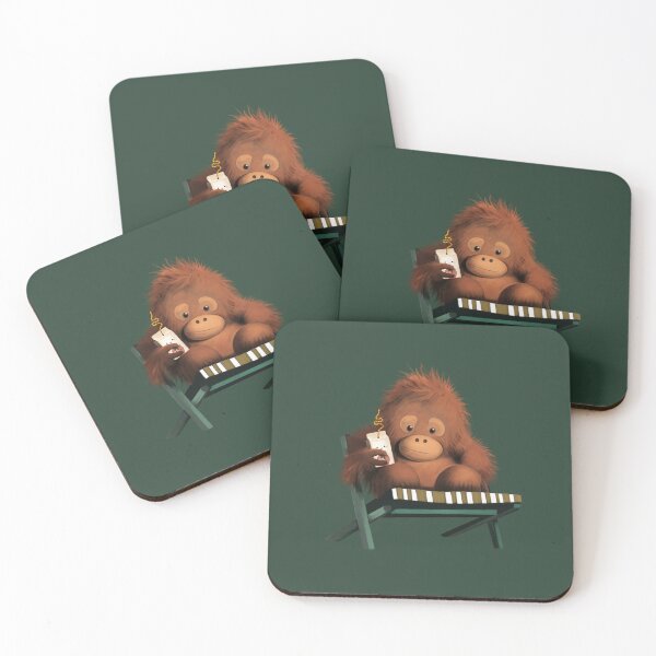 Item preview, Just a lil Orangutan Sipping on a Juice Box designed and sold by UpsidedownFrog.