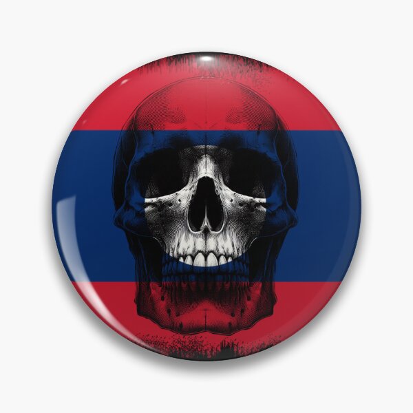 Item preview, LAOS SKULL FLAG NATION RAREART COUNTRY HALLOWEEN #ogirdor designed and sold by ogirdorgraphics.