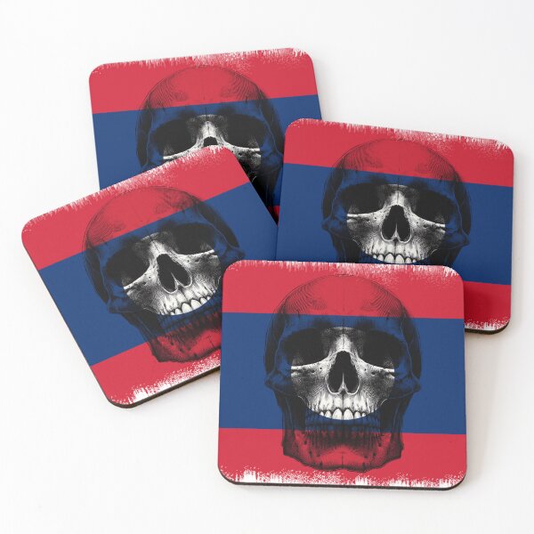 Item preview, LAOS SKULL FLAG NATION RAREART COUNTRY HALLOWEEN #ogirdor designed and sold by ogirdorgraphics.