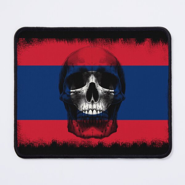 Item preview, LAOS SKULL FLAG NATION RAREART COUNTRY HALLOWEEN #ogirdor designed and sold by ogirdorgraphics.