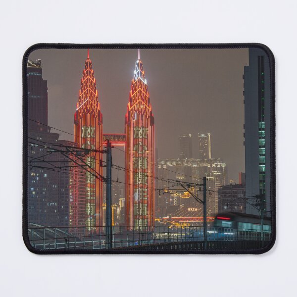 Item preview, Chongqing metro and skyline by night designed and sold by michieldros.