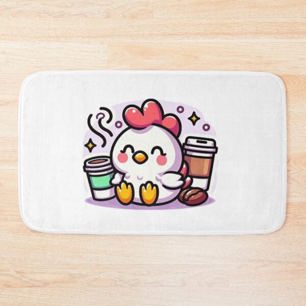 Item preview, chicken with coffee designed and sold by Eternalski.
