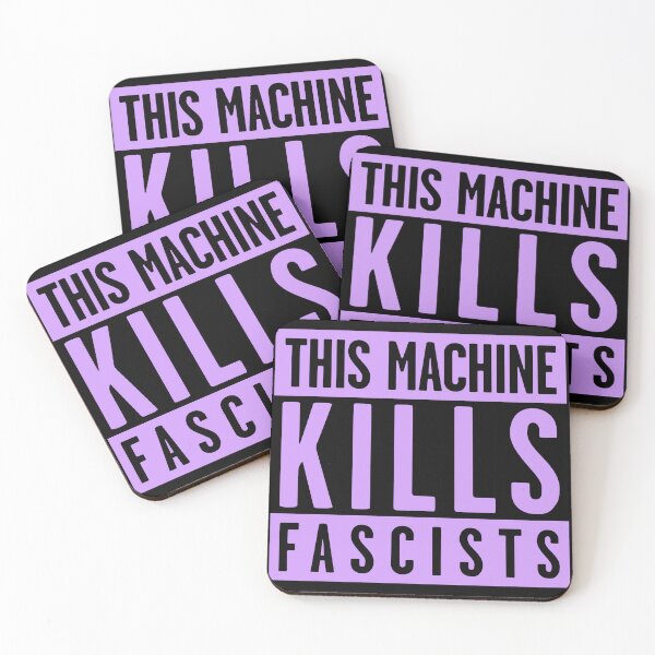 Artikelvorschau, Warning: This Machine Kills Fascists (lavender) entworfen und verkauft von Thelittlelord.