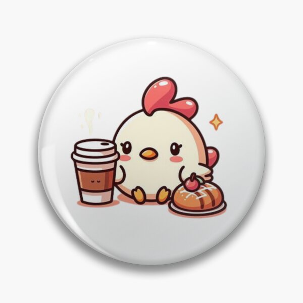 Item preview, chicken with coffee designed and sold by Eternalski.