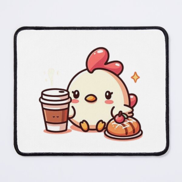 Item preview, chicken with coffee designed and sold by Eternalski.