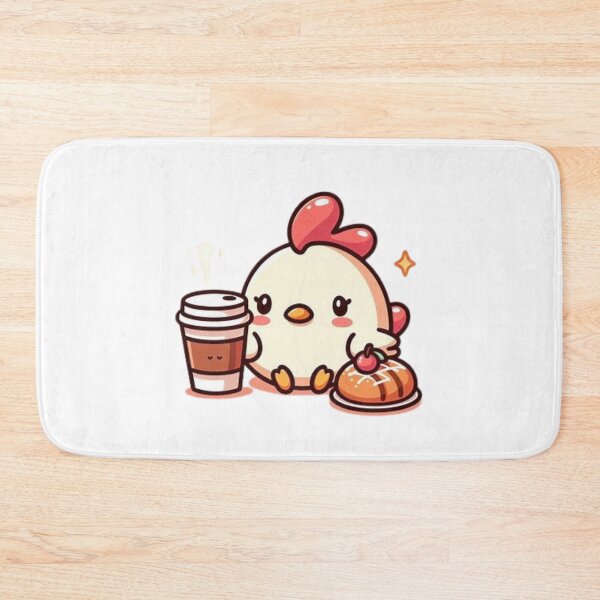 Item preview, chicken with coffee designed and sold by Eternalski.