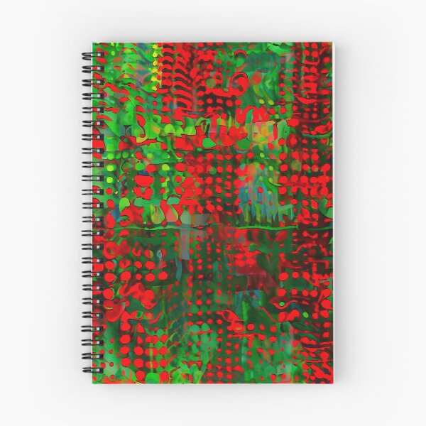 Item preview, Bizarre design of green red and black pattern  designed and sold by roshana3.