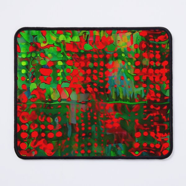 Item preview, Bizarre design of green red and black pattern designed and sold by roshana3.