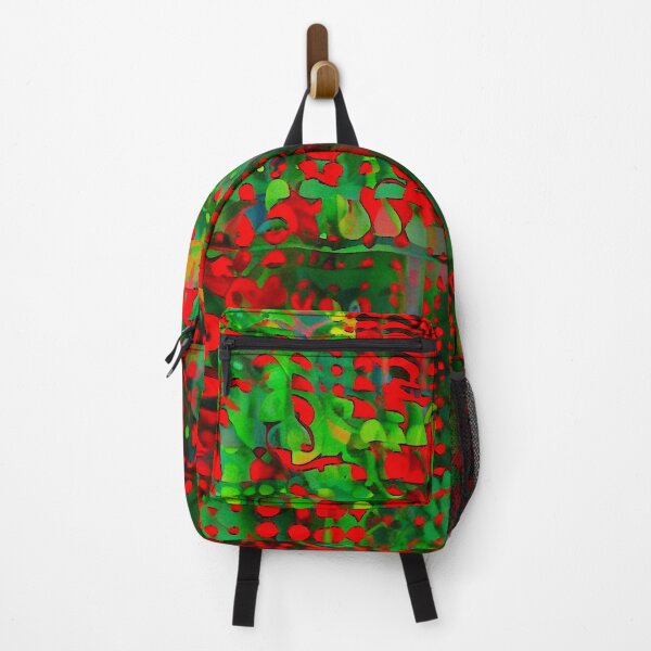 Item preview, Bizarre design of green red and black pattern designed and sold by roshana3.