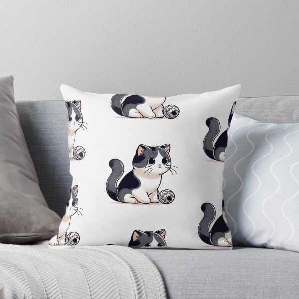 Item preview, Cat playing with wool designed and sold by Greenhilldesign.