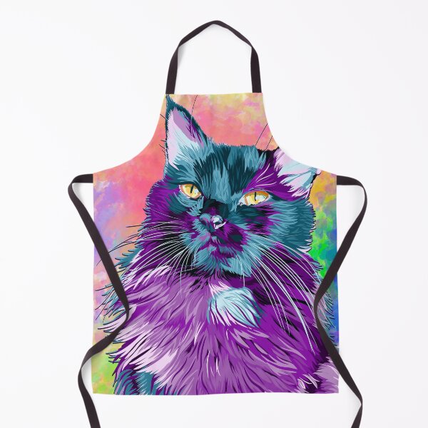 Item preview, Vibrant Black Cat Art designed and sold by Chantal Marie!.