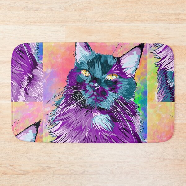 Item preview, Vibrant Black Cat Art designed and sold by Chantal Marie!.