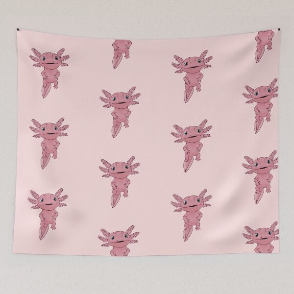 Item preview, Cute axolotl Albert drawn by hand designed and sold by IneffableIllust.