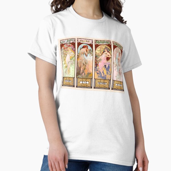 Item preview, Alfons Mucha - The Seasons (series) designed and sold by irynaartbyim.