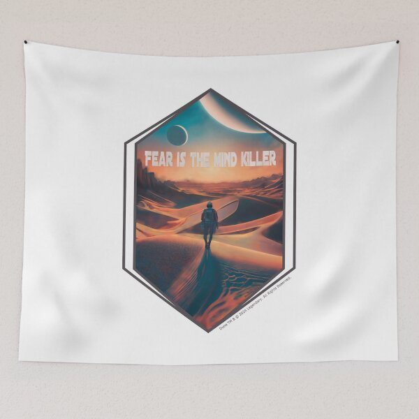 Item preview, DUNE. Fear Is The Mind Killer (white background) designed and sold by bekksa.