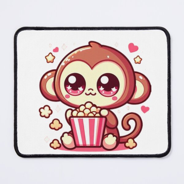 Item preview, monkey eating popcorn designed and sold by Eternalski.
