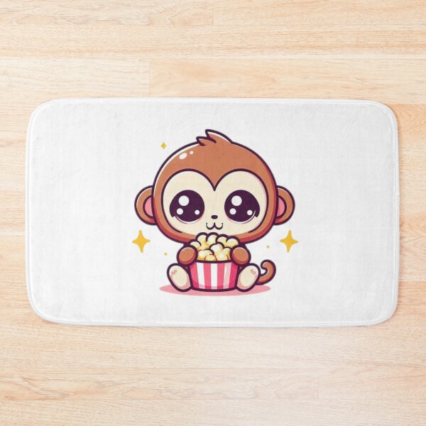 Item preview, monkey eating popcorn designed and sold by Eternalski.