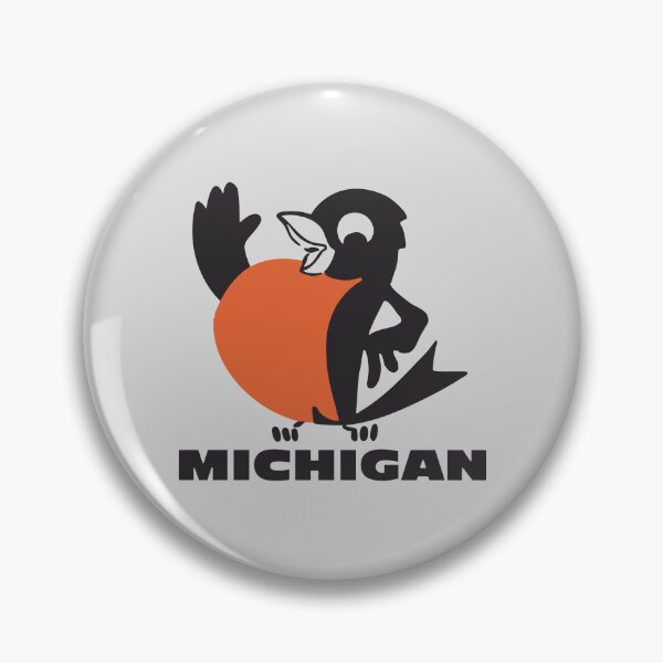 Item preview, Retro Michigan Robin designed and sold by huronbear.