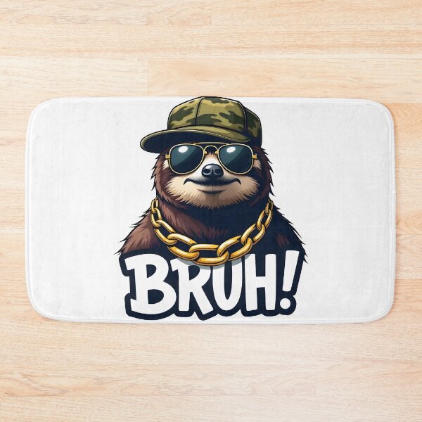 Item preview, Hip Hop Sloth – Digital Art Illustration with Trendy Style designed and sold by Casanova7000.