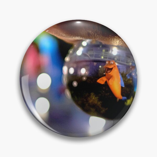 Item preview, Fish In A Ball designed and sold by ShutterbugBttns.