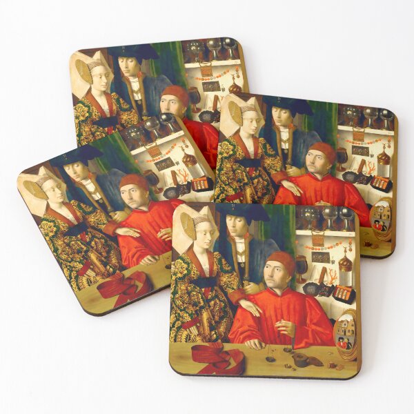 Item preview, A Goldsmith in His Shop – Medieval Masterpiece by Petrus Christus (1449) designed and sold by HistoryOnWalls.