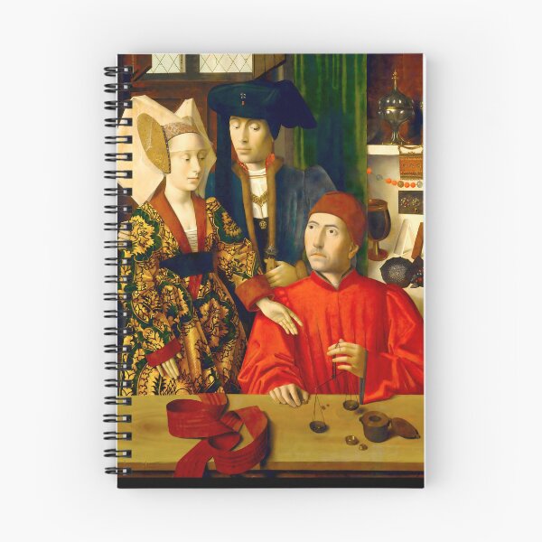 Item preview, A Goldsmith in His Shop – Medieval Masterpiece by Petrus Christus (1449) designed and sold by HistoryOnWalls.