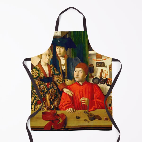 Item preview, A Goldsmith in His Shop – Medieval Masterpiece by Petrus Christus (1449) designed and sold by HistoryOnWalls.