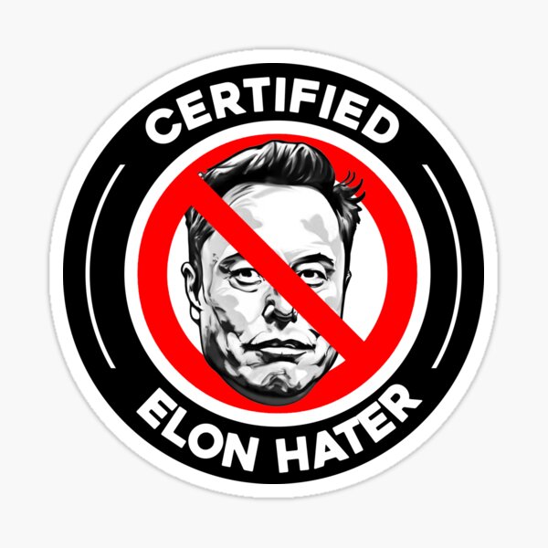 Item preview, Certified Elon Hater Tesla Bumper designed and sold by brkvdesign.