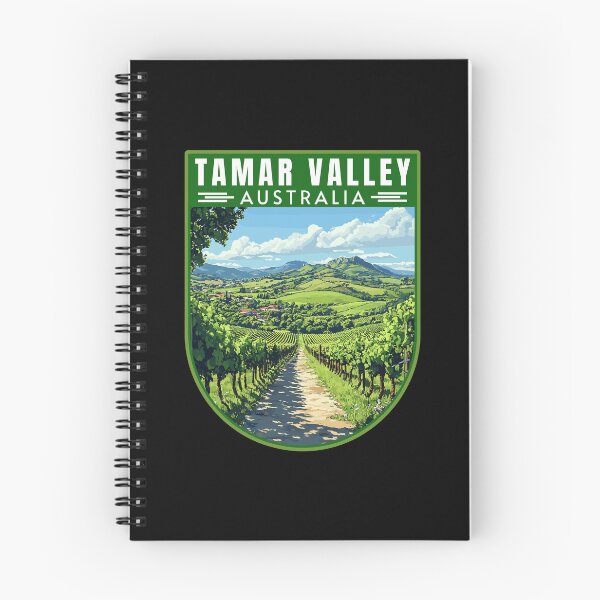 Item preview, Tamar Valley in Tasmania Australia Retro Travel Art Emblem designed and sold by MaateoDesign.