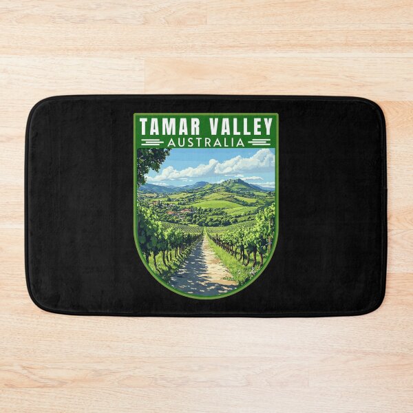Item preview, Tamar Valley in Tasmania Australia Retro Travel Art Emblem designed and sold by MaateoDesign.