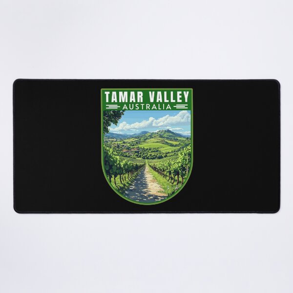Item preview, Tamar Valley in Tasmania Australia Retro Travel Art Emblem designed and sold by MaateoDesign.