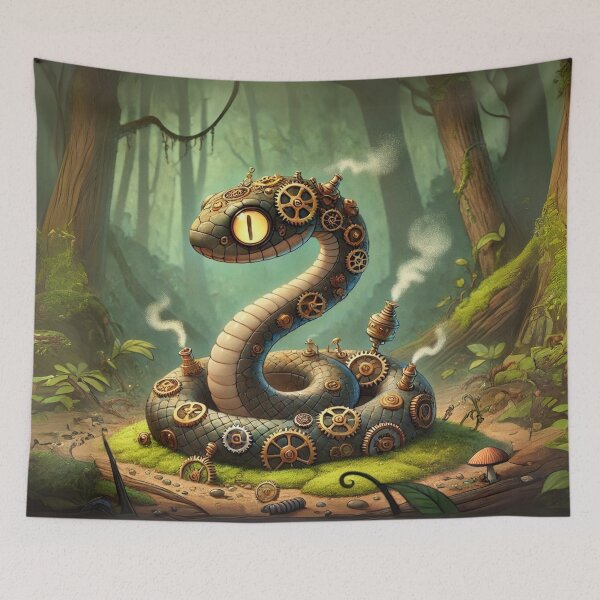 Item preview, Steampunk Western Blind Snake designed and sold by Sillytoe.