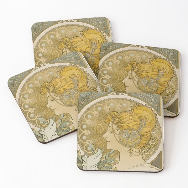 Item preview, Alfons Mucha - La Plume 1899 designed and sold by irynaartbyim.