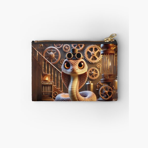 Item preview, Steampunk Western Diamondback Rattlesnake designed and sold by Sillytoe.
