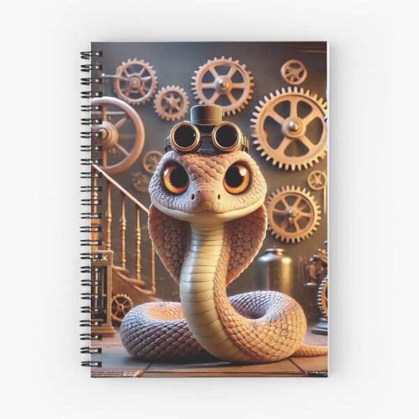 Item preview, Steampunk Western Diamondback Rattlesnake designed and sold by Sillytoe.