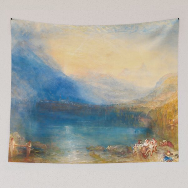 Item preview, The Lake of Zug – Romantic Landscape by J.M.W. Turner 1843 designed and sold by HistoryOnWalls.